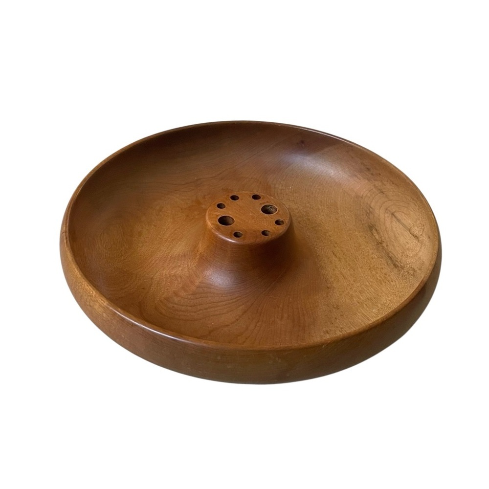 OREGON MYRTLEWOOD Handmade Wooden Nut Bowl Brown